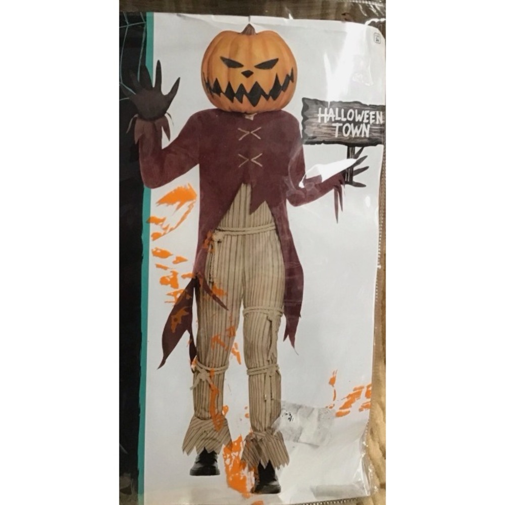 Disneys The Nightmare Before Christmas Pumpkin King Halloween Costume Cosplay